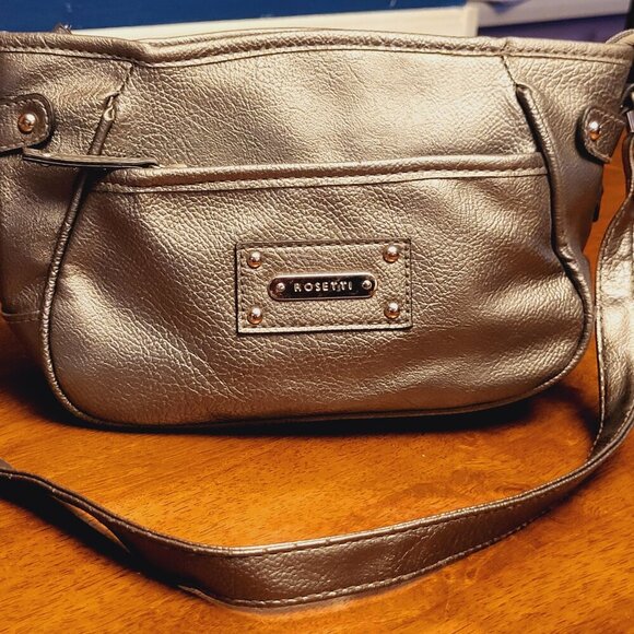 Rosetti ~ “Faux Leather” Metallic Shoulder Bag / Purse ~ NWOT - Picture 2 of 6